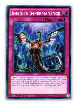 Infinite Impermanence - RA01-EN075 - Super Rare - 1st Edition Yugioh - Image 1