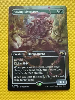 Sowing Mycospawn (Borderless) Modern Horizons 3 Regular - Image 1