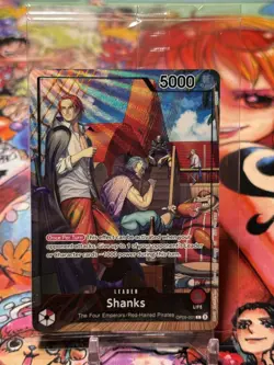 SHANKS - One Piece OP09-001 - SEALED PROMO - AAL Alt Art Leader - PSA Magazine - Image 2