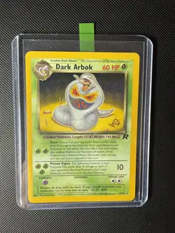 NM Dark Arbok 19/82 Gold W Stamp WoTC Promo Pokemon Card - Image 1