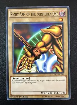 Konami Yu-Gi-Oh! Exodia the Forbidden One 1st Edition LDK2 Complete 5-Card Set - Image 4