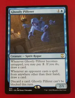 1x Ghostly Pilferer | New Capenna Commander | MTG Magic Cards - Image 1
