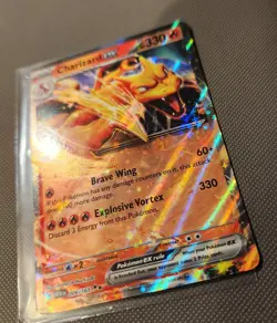 Pokemon TCG Charizard EX Scarlet & Violet Holo Double Rare Card 006/165 - Image 4