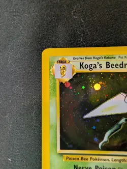 2000 Koga's Beeddill Gym Challenge Holo Rare No. 9/132 Pokemon Card - Image 3