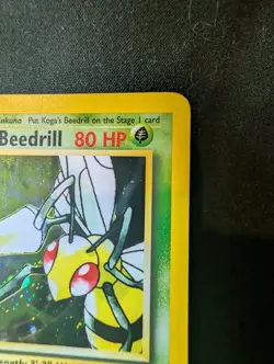 2000 Koga's Beeddill Gym Challenge Holo Rare No. 9/132 Pokemon Card - Image 4