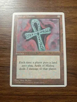 MTG Card: Ankh of Mishra - 4th Edition - Regular - Rare - Image 1