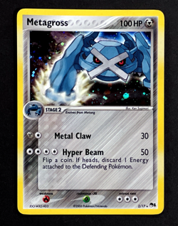 2006 Pokemon METAGROSS Rare POP SERIES 1 Edition COSMOS HOLO Promo Set Card 2/17 - Image 4