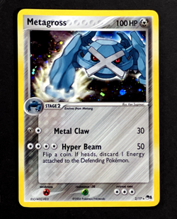 2006 Pokemon METAGROSS Rare POP SERIES 1 Edition COSMOS HOLO Promo Set Card 2/17 - Image 5