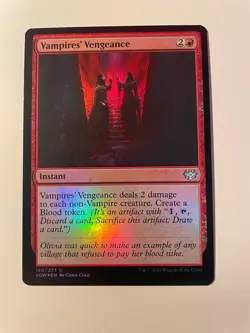 Magic the Gathering (mtg): VOW: Vampires Vengeance - Foil - Image 1