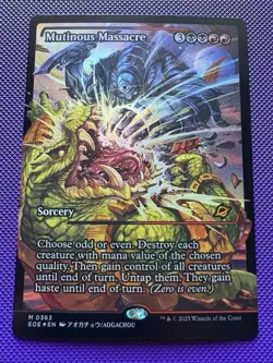 Mutinous Massacre (Showcase) Edge of Eternities Foil - Image 1