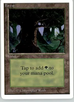 Forest (C) - Unlimited Edition - MP Magic: The Gathering - Image 1