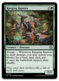 Ranging Raptors #249 (NM) Lost Caverns of Ixalan LCC Magic MTG - Image 1