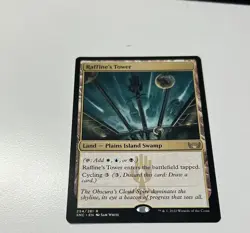 1x Raffine's Tower NM Streets of New Capenna SNC Magic the Gathering MTG - Image 1
