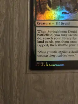 Springbloom Druid FOIL Modern Horizons NM Green Common Mtg - Image 3