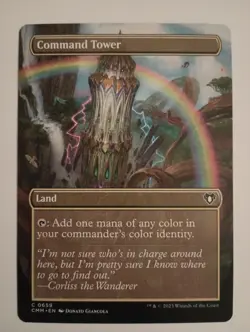 Command Tower Borderless NM/M Magic the Gathering Commander Masters MTG - Image 1