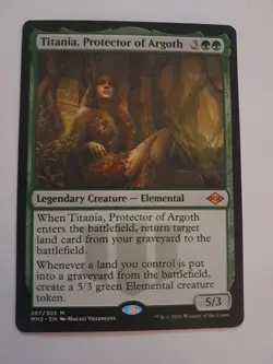 Titania, Protector of Argoth NM Modern Horizons 2 MH2 MTG Magic the Gathering - Image 1