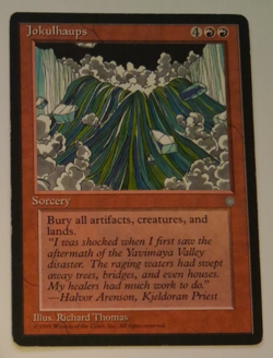 Jokulhaups HP MTG Ice Age Magic the Gathering - Image 1