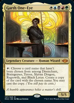 MTG Garth One-Eye FOIL Modern Horizons 2 MYTHIC NM/M - Image 1