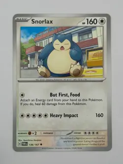 Snorlax 136/167 Uncommon Twilight Masquerade Pokemon - Image 1