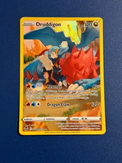 Pokemon TCG Druddigon TG09/TG30 Trainer Gallery Full Art Silver Tempest NM-MT - Image 1