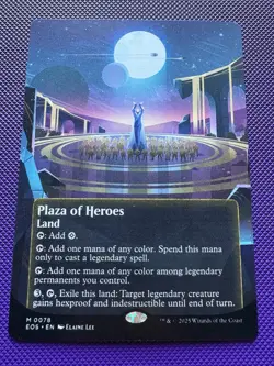 Plaza of Heroes (0078) (Borderless) Edge of Eternities: Stellar Sights Regular - Image 1