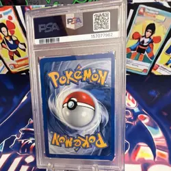 2001 Pokemon TCG Entei WotC Promo Reverse Holo 34/53 PSA 8 Fire Volcano - Image 2