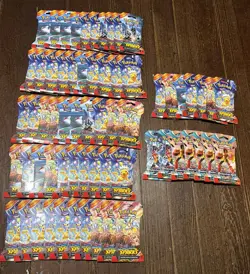 57 Pokemon Surging Sparks Factory Sealed Sleeved Packs & 7 Paradox Rift Packs - Image 1
