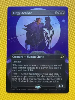 Elegy Acolyte (Borderless) Edge of Eternities Foil - Image 1