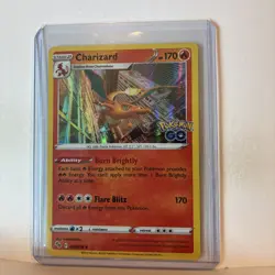 Holo Charizard 010/078 Rare Pokemon GO Near Mint - Image 3