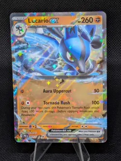 Pokemon TCG Lucario EX Prismatic Evolutions 051/131 - Holo Double Rare - Image 1