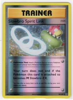 2016 Pokemon: Slowbro Spirit Link reverse holo 86/108 XY: evolutions NM - Image 1