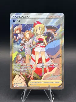Pokemon TCG Irida GG63/GG70 Crown Zenith Galarian Gallery FA Holo UR EN - Image 1