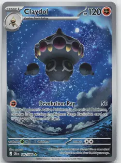 Claydol Illustration Rare ME04: Chaos Rising 092/086 Pokemon TCG - Image 1