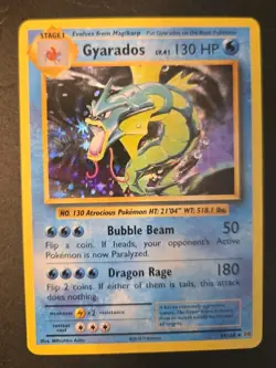 Pokemon TCG Gyarados 34/108 Evolutions Holo & Reverse Holo - Image 2
