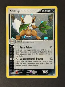 Pokemon Shiftry 14/101 Holo Rare EX Hidden Legends 2004 LP - Image 1