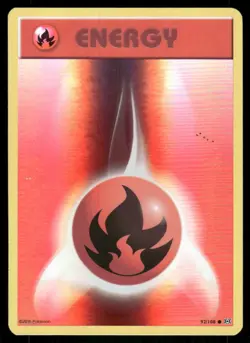 Fire Energy 92/108 Common Evolutions Pokemon Reverse Holo Near Mint - Image 1