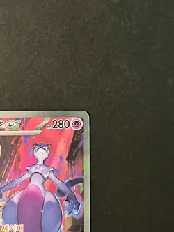 Pokemon TCG Team Rocket's Mewtwo ex SAR 125/098 Team Rocket SV10 Korean #AB18-01 - Image 5
