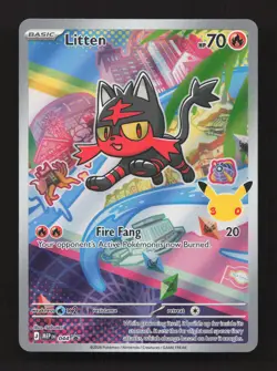 Litten - 044 044 Holo Promo ME: Mega Evolution Promo Pokemon Near Mint - Image 1