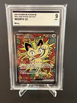 [BRG 9] Pokemon TCG Meowth ex SAR 114/080 M3 Munikis Nihil Zero Korean - Image 3