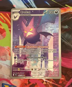Crobat 093/086: Chaos Rising Illustration Rare Full Art Holo. NM Pokemon - Image 1