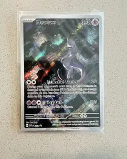 Pokemon Mewtwo 052 Sv: Scarlet & Violet Batman Mew Black Star Promo SEALED - Image 1