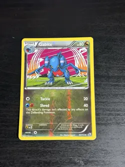 Gabite 95/113 Uncommon Legendary Treasures Pokemon Reverse Holo MP - Image 1