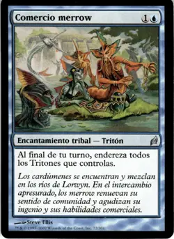2007 Magic The Gathering Lorwyn Merrow Commerce Spanish #72 Light Play - Image 1