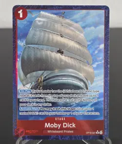 Moby Dick R Alt Art OP16-021 The Time To Battle One Piece TCG NM - Image 1