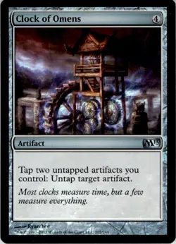 2012 MTG Core Set 2013 Clock of Omens #202 Light Play - Image 1