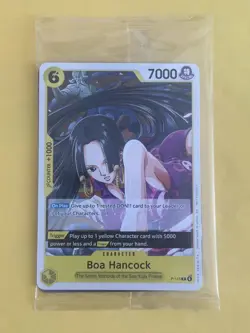 One Piece TCG Boa Hancock P-115 OP-15 Release Event Sealed - Image 1