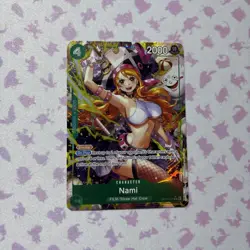 One Piece TCG Nami OP14-031 Alt Art SR The Azure Sea’s Seven English OP14 TCG - Image 1