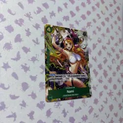 One Piece TCG Nami OP14-031 Alt Art SR The Azure Sea’s Seven English OP14 TCG - Image 3