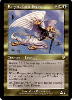 2000 Magic The Gathering Invasion Kangee, Aerie Keeper #253 Light Play - Image 1