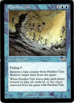 2000 Magic The Gathering Nemesis Parallax Tide #37 Light Play - Image 1